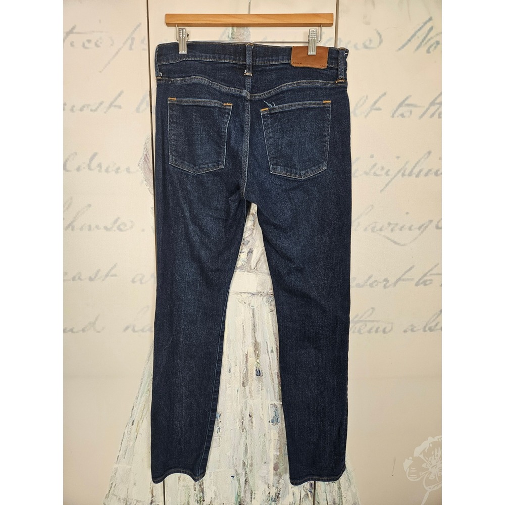 J.Crew 484 Slim Fit Jeans Mens 32x32 Dark Indigo Kurabo Japanese Denim J5024 - Picture 2 of 10